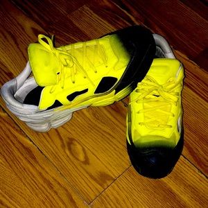 Raf Simons Ozweego Yellow and Black Sneakers